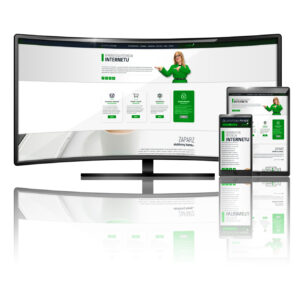 Quantum Clinic | Minimalistic Green | Wizytówka On-Line