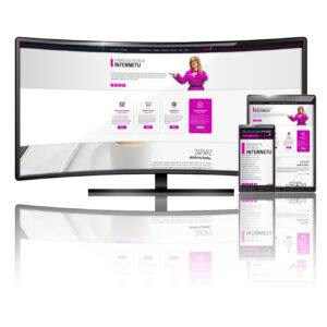 Quantum Clinic | Minimalistic Pink | Wizytówka On-Line